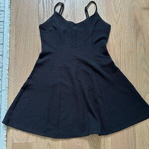 Black Fit and Flare Dress